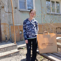 Провели раздачу продуктов подопечным