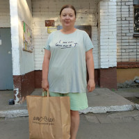 Провели раздачу продуктов подопечным
